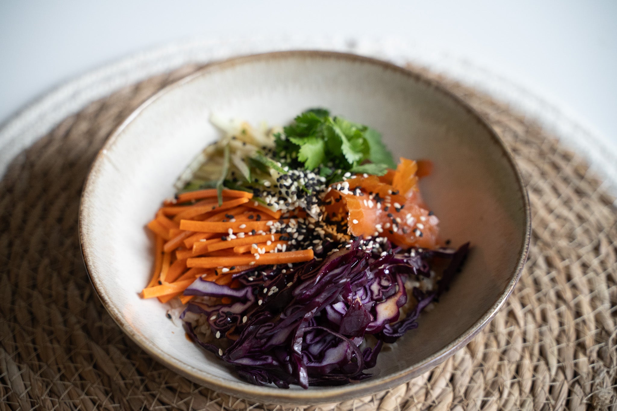 Barnarizses bowl füstölt lazaccal