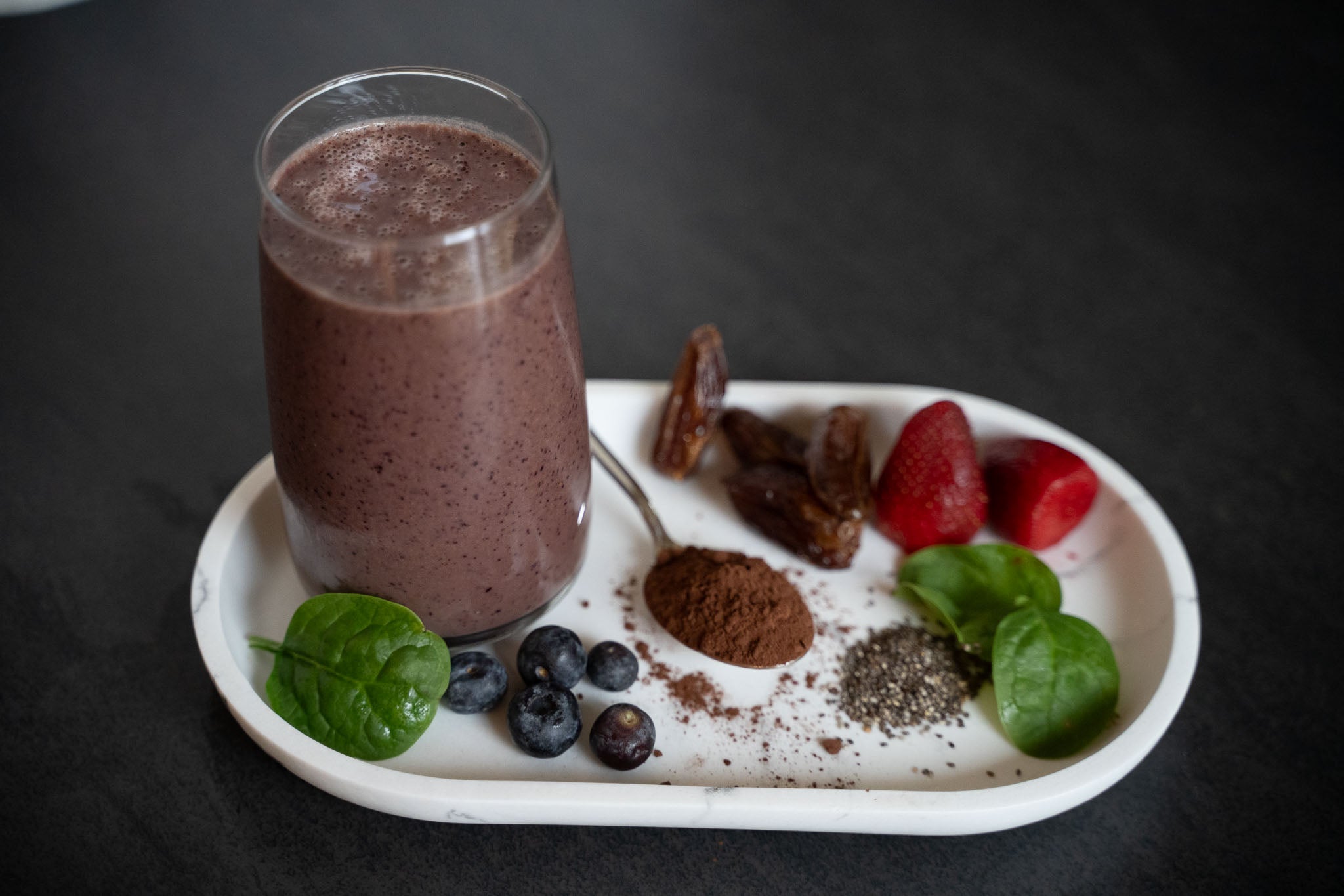 Epres–áfonyás smoothie