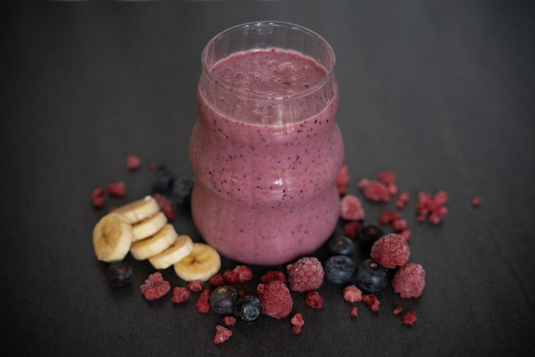 Málnás–banános smoothie