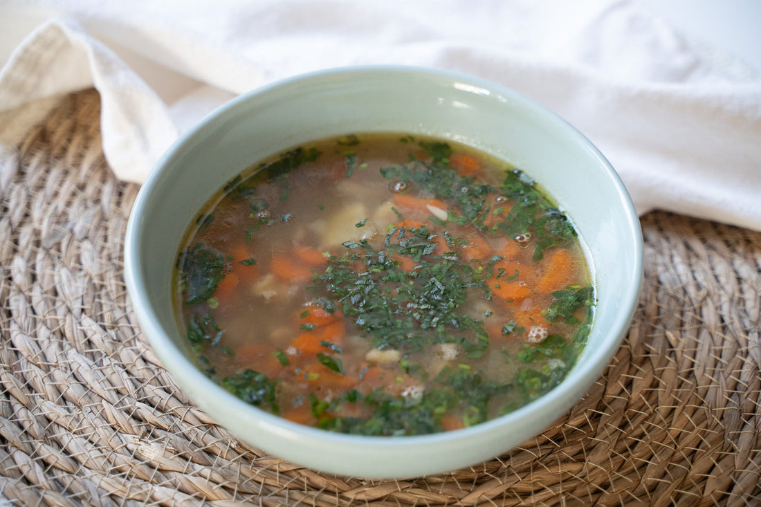 Tárkonyos csirkeleves