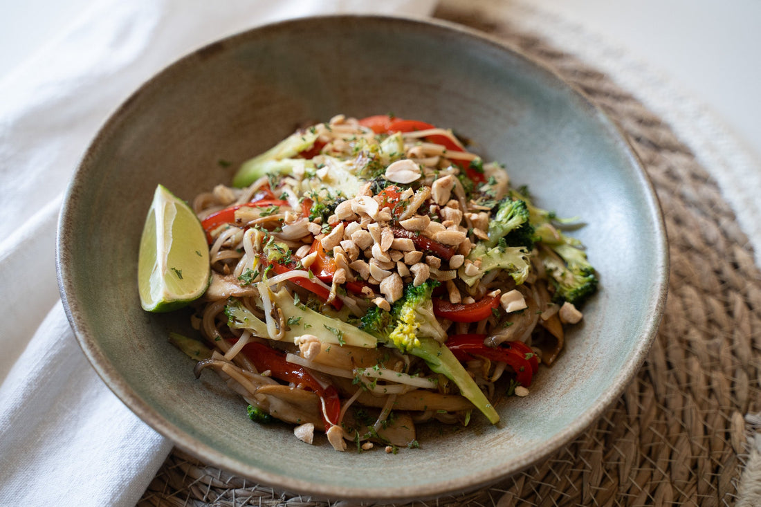 Rizstészta zöldségekkel