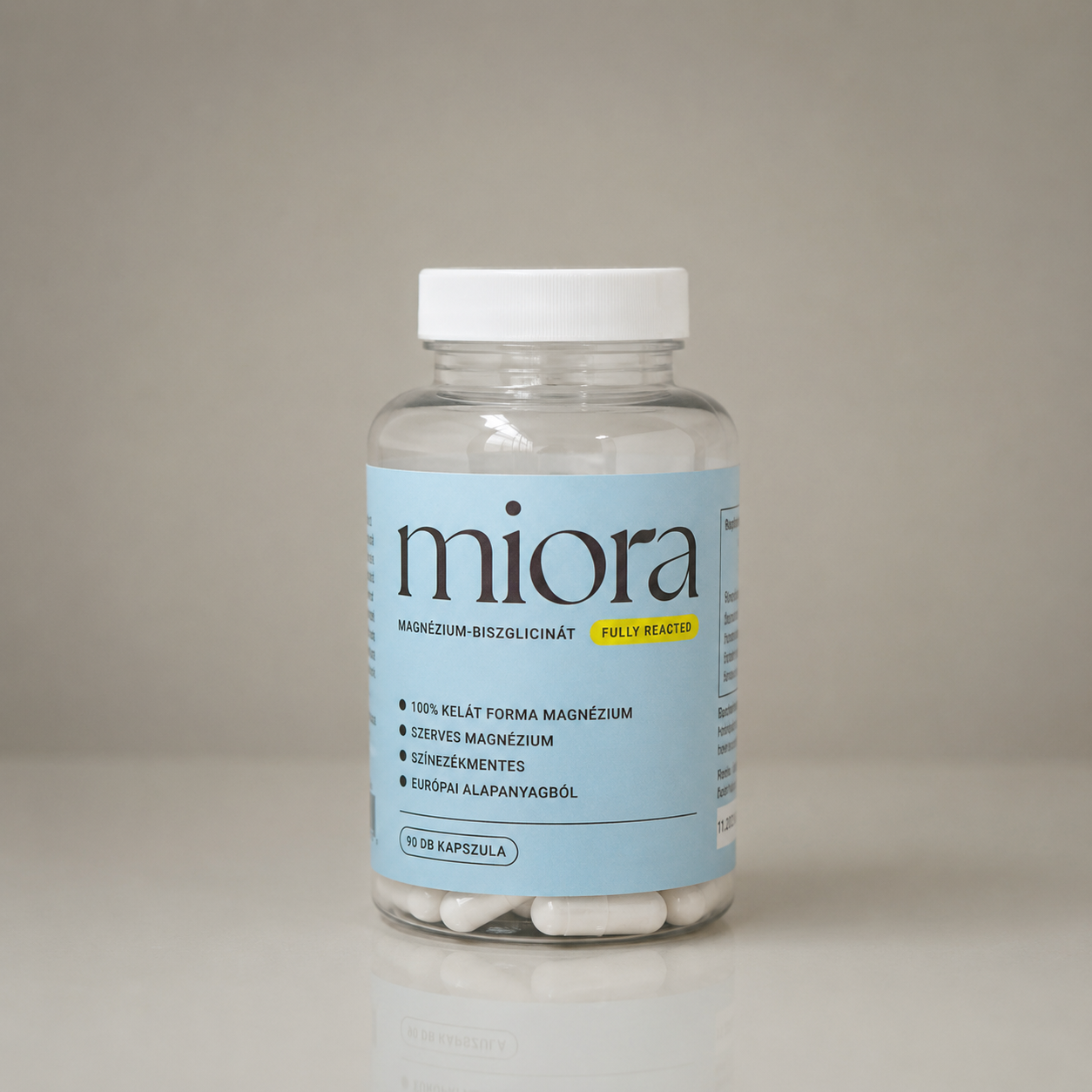 MIORA Magnézium-biszglicinát kapszula 90 db