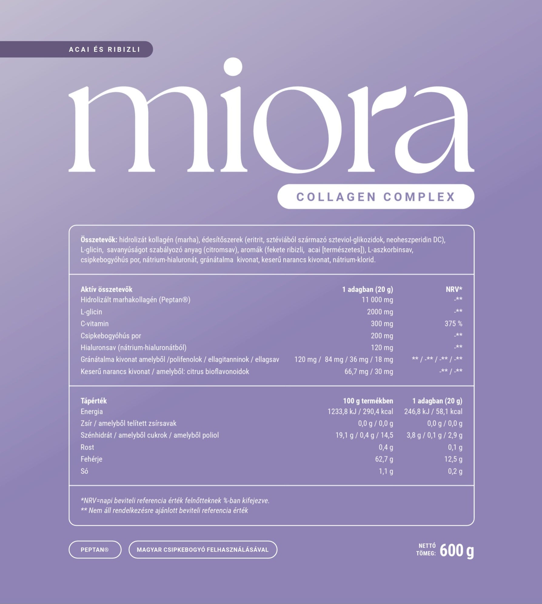 Miora Collagen Complex 600g 