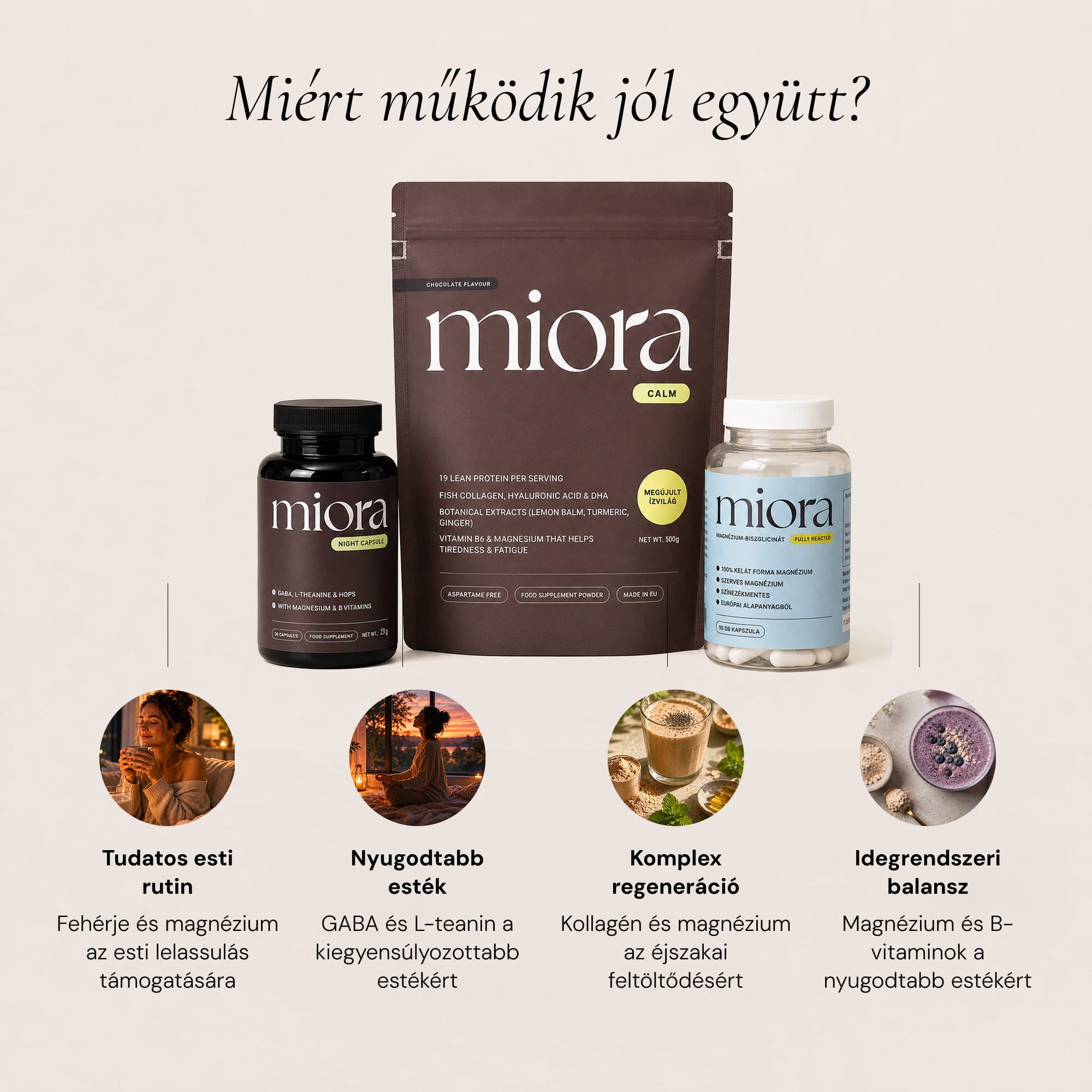 Miora Night Harmony Trio Pack