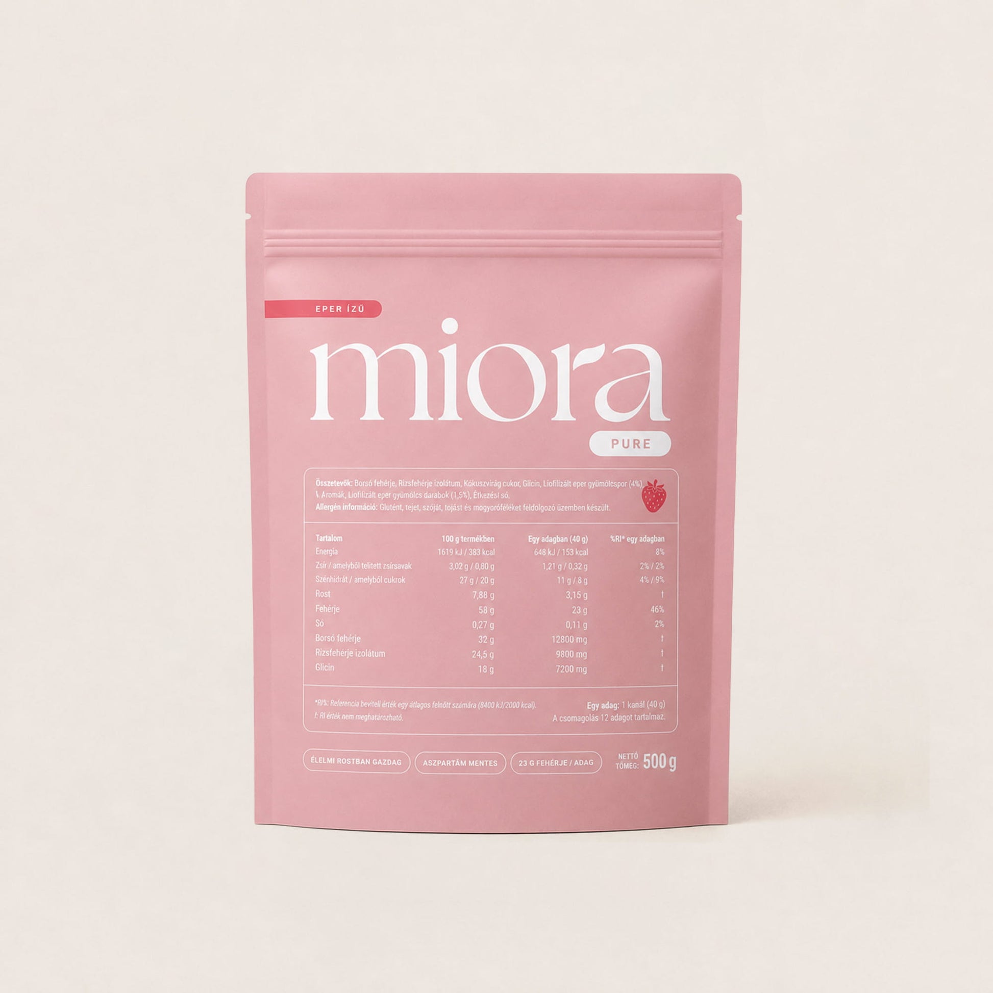Miora PURE Epres Fehérjepor 500g